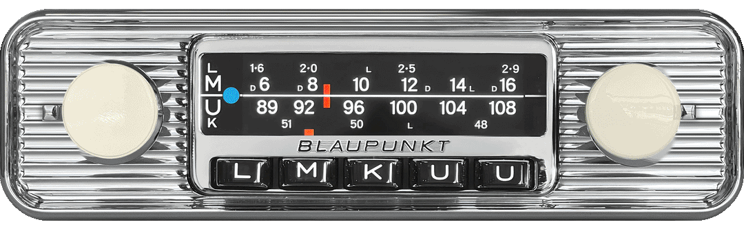 Blaupunkt Frankfurt Stereo Classic Retro Radio de coche con DAB+, Bluetooth y USB