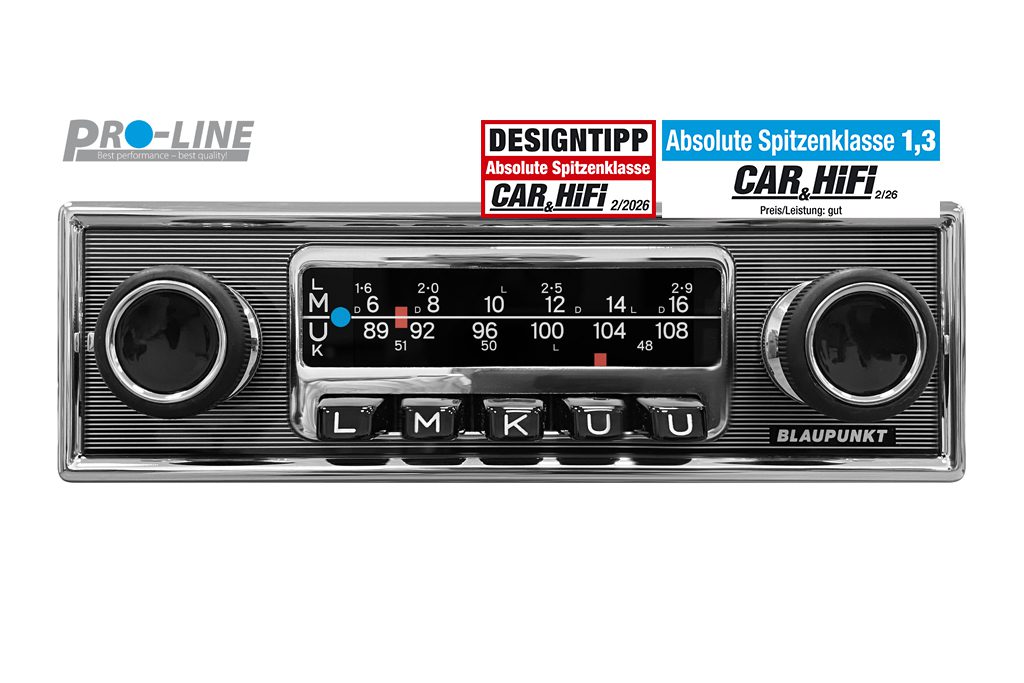 Blaupunkt FRANKFURT MB Retro radio de coche, Bluetooth, FM/DAB+