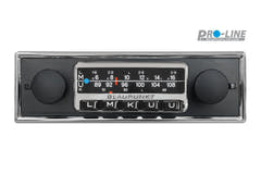 Blaupunkt Frankfurt Radio de coche estéreo retro con DAB+, Bluetooth, USB-C y AUX