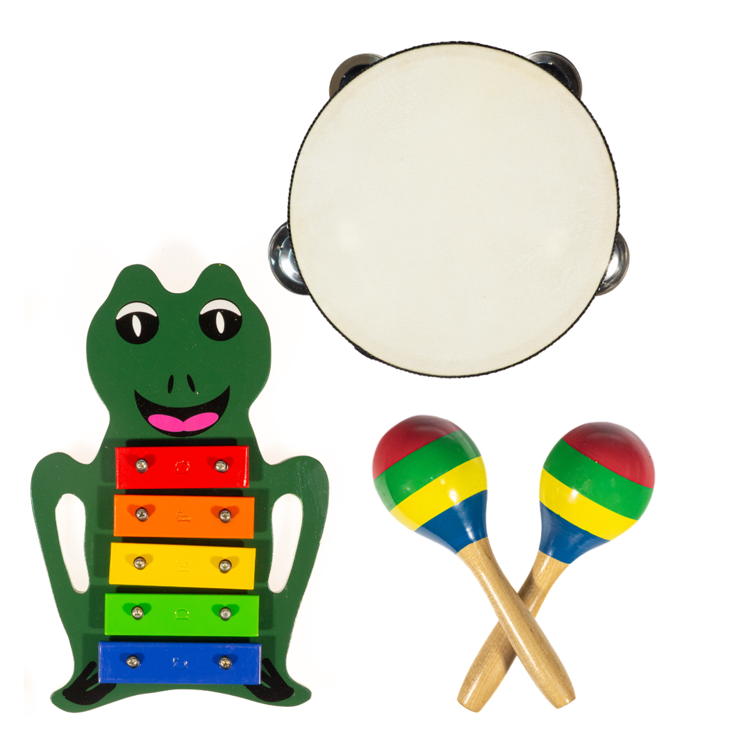 Caja de regalo de Percusión para niños con xilófono