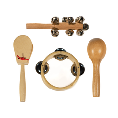 Caja de regalo de Percusión de madera para niños con 4 piezas