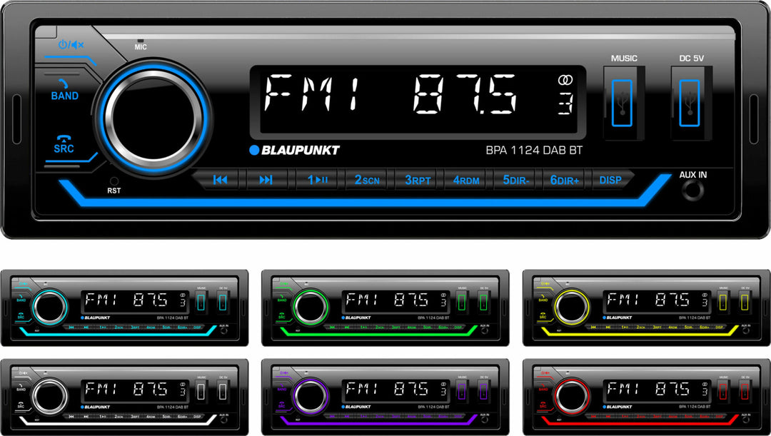 Blaupunkt BPA 1124 Radio de Coche con DAB+ y Bluetooth