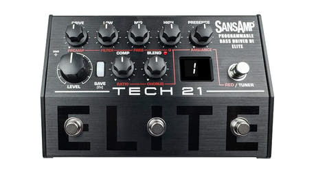 Tech 21 Programmable Bass Driver ELITE preamplificador de Bajo