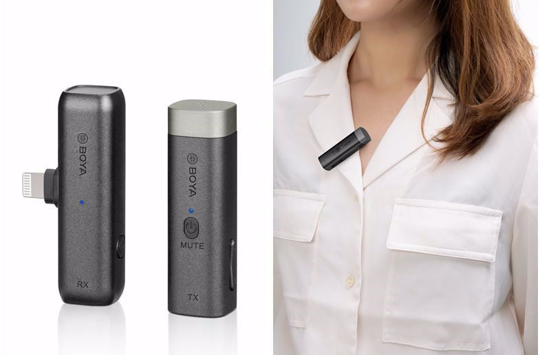 Boya Micrófono inalámbrico para streaming (USB-C)