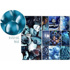 Globos 10 uds. (Intenso Azul, 33cm)