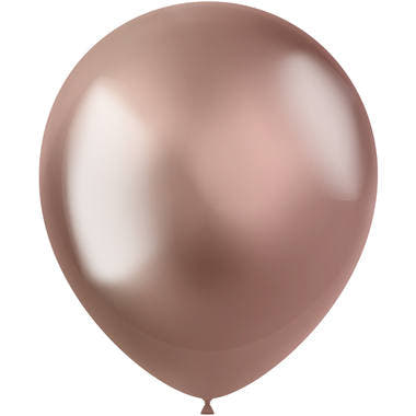 Globos 10 uds. (Intenso Oro Rosa, 33cm)