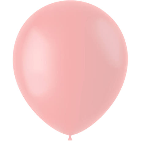 Globos 50 uds. (Rosa Polvo Mate, 33cm)