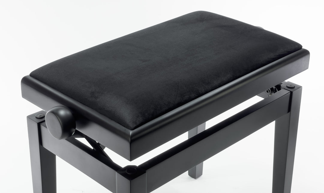 Grooveland KB200 Banco para piano (Negro Mate)