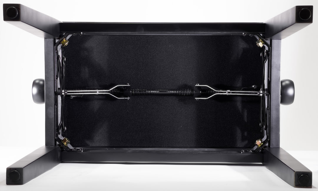 Grooveland KB200 Banco para piano (Negro Mate)