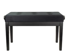 Banco de Piano Doble Deluxe (Negro Mate) BandMate PB200D