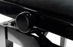 Grooveland KB200 Banco de piano (Negro Brillante)