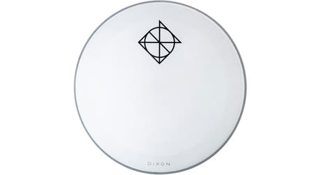 Piel de resonancia Dixon PHZ222CTM-DIX1 para bombo 22", White Coated