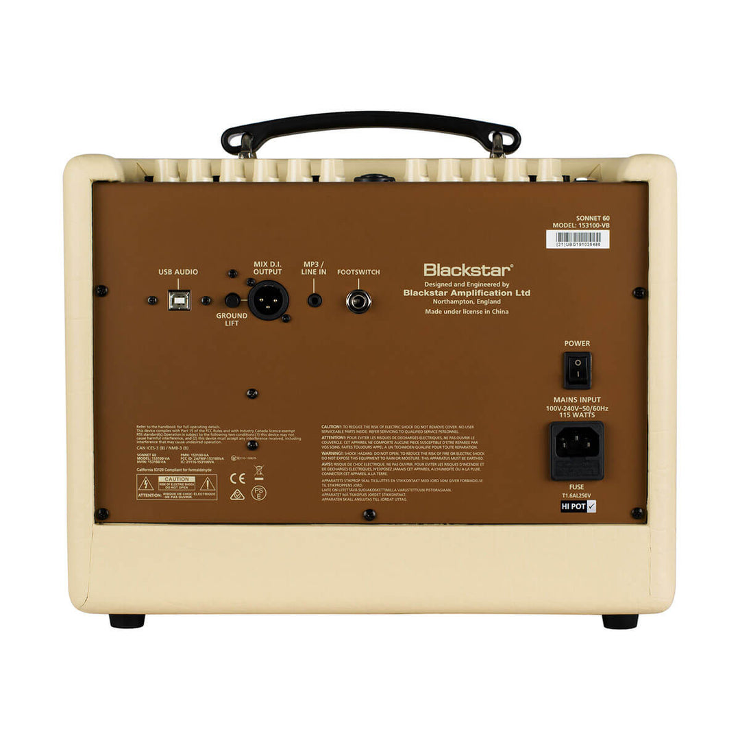 Blackstar Sonnet 60 akustisk amplificador de guitarra (Blond)