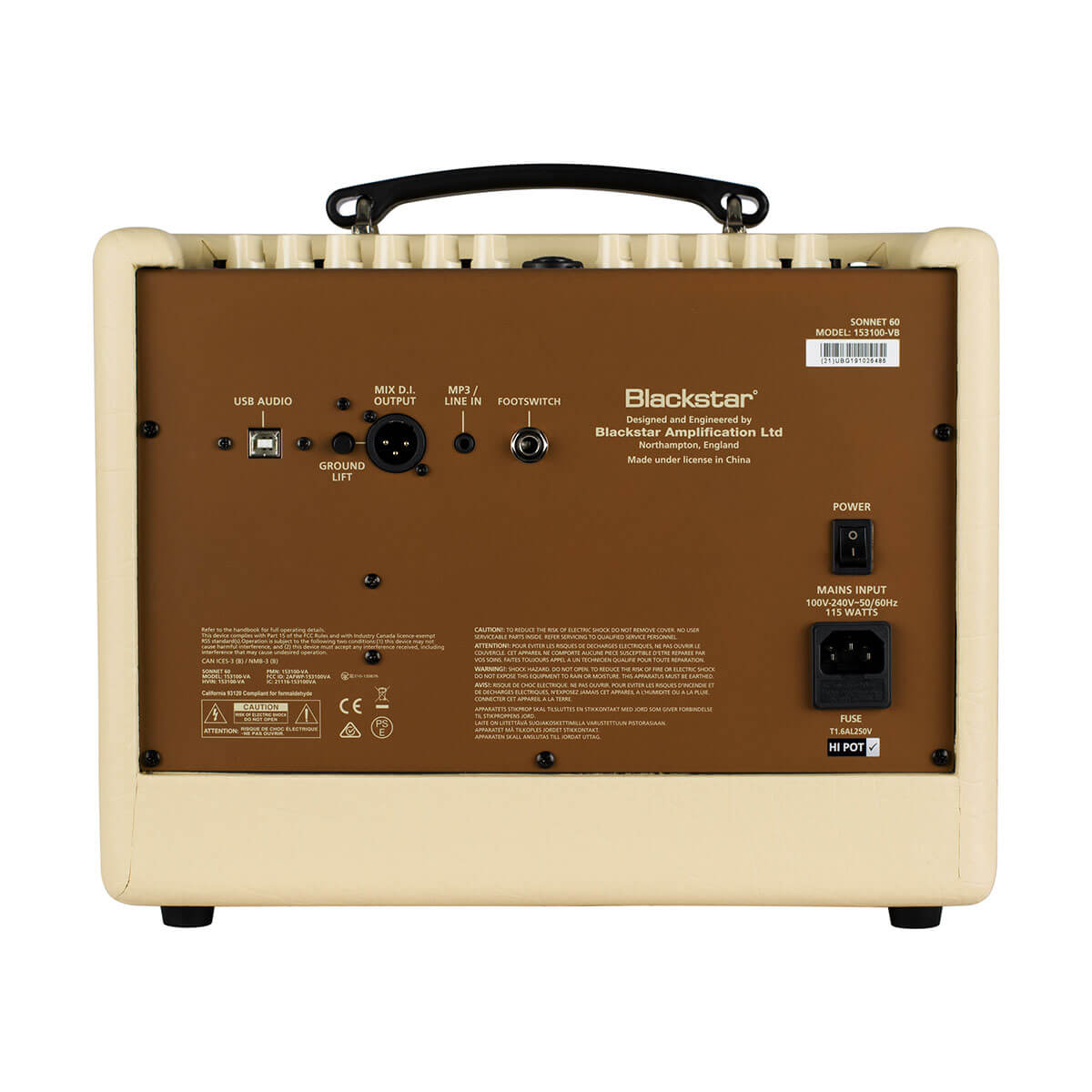 Blackstar Sonnet 60 akustisk amplificador de guitarra (Blond)