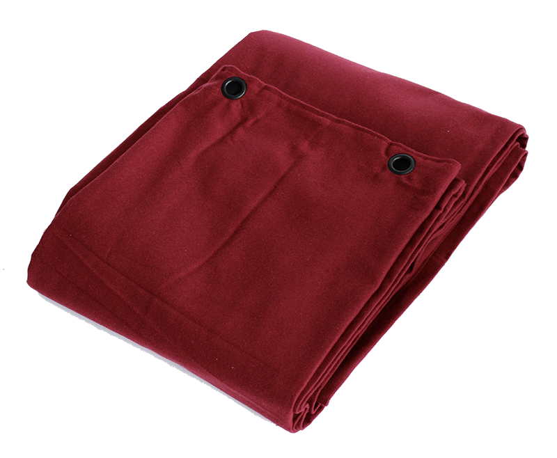 Molton Backdrop with eyelets (Bordeaux)