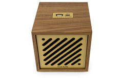 Altavoz Bluetooth Tivoli Audio Boutigue, nogal/dorado