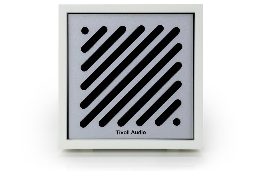 Altavoz Bluetooth Tivoli Audio Boutique, Blanco/Plateado