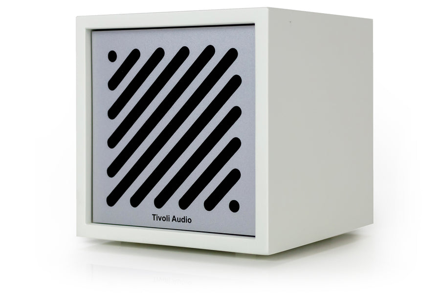 Altavoz Bluetooth Tivoli Audio Boutique, Blanco/Plateado