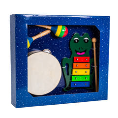 Caja de regalo de Percusión para niños con xilófono