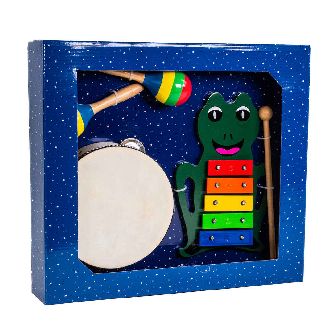 Caja de regalo de Percusión para niños con xilófono