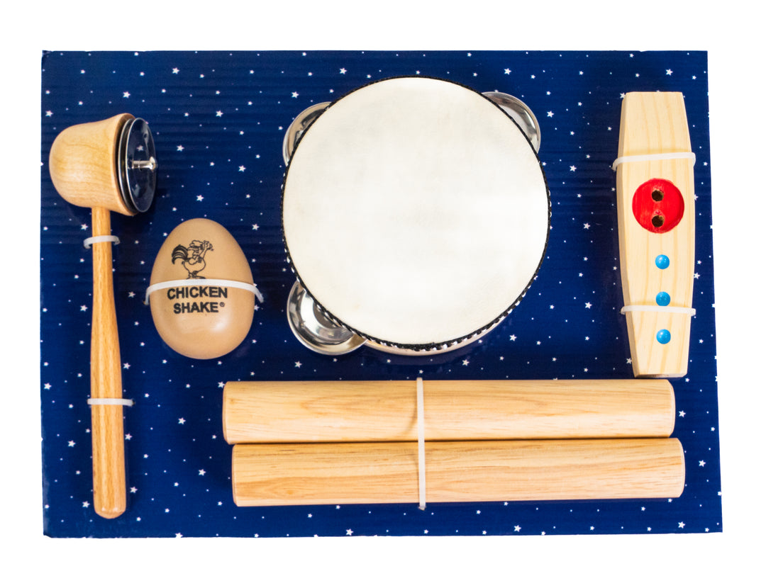 Caja de regalo de Percusión para niños con 5 piezas