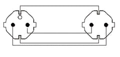 ProCab cable alargador de alimentación Shuko 3x1,5 mm2 3 m
