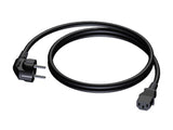 ProCab Cable de alimentación 3x1,5 mm², hembra Euro>Schuko macho, 10 m (PVC)