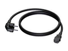 ProCab cable de alimentación 3x1,5 mm², hembra Euro>Schuko macho, 5 m (PVC)