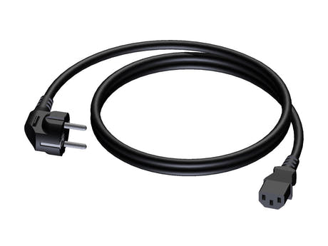 ProCab powerkabel 3x1,5 mm², hun Euro>Schuko han, 5 m (PVC)