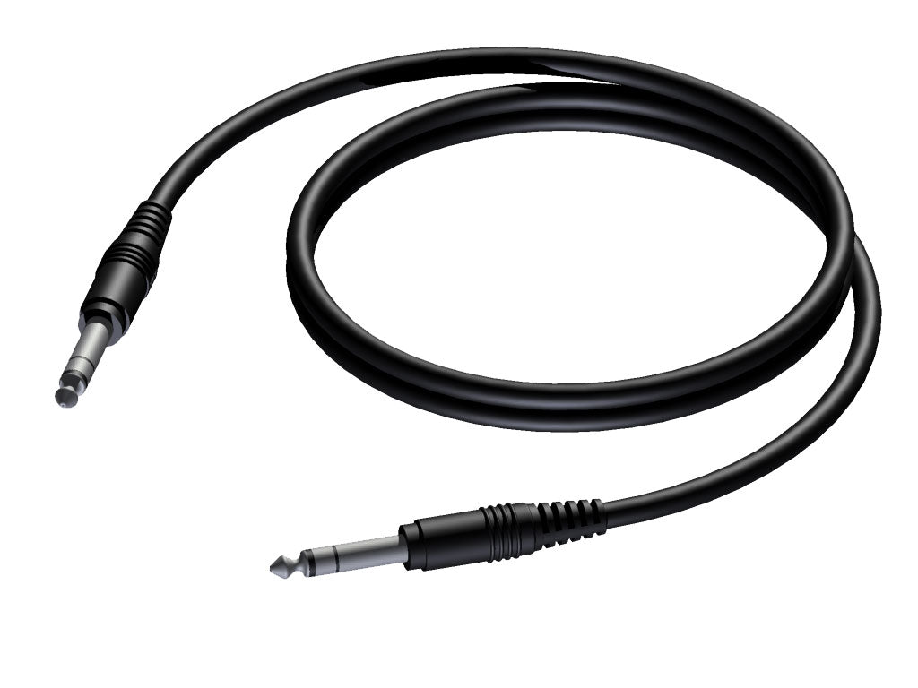 ProCab cable de micrófono jack estéreo > jack 1,5 m