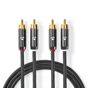 Cables Phono estéreo Premium (2m)