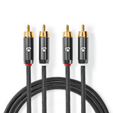 Cables Phono estéreo Premium (2m)