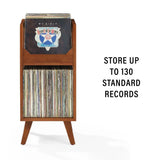 Stand de almacenamiento pequeño para discos de vinilo Crosley Asheville