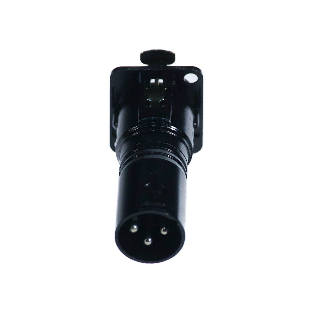 Perfex XLR Macho a XLR Hembra Chasis Conector,(Sort)