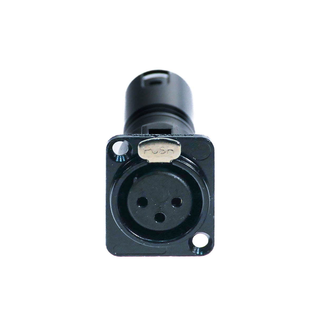 Perfex XLR Macho a XLR Hembra Chasis Conector,(Sort)