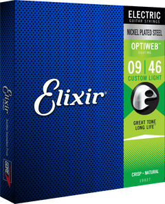 Elixir Optiweb Cuerdas de Guitarra (Custom Light, 09-46)
