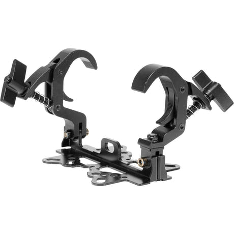 Set de abrazaderas para Cabezas Móviles (Negro)