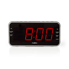 Radio despertador con alarma