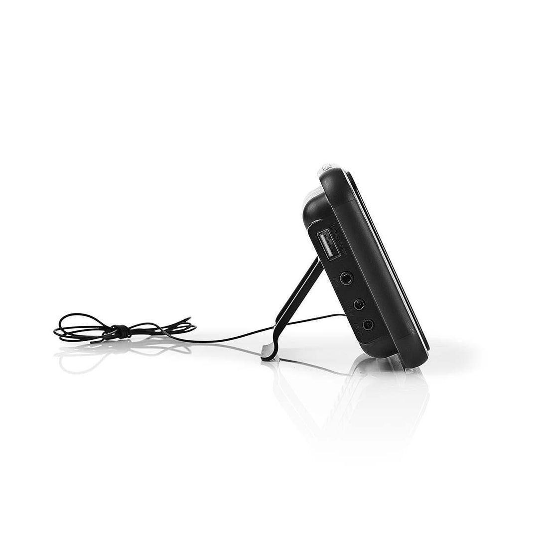 Radio despertador con alarma