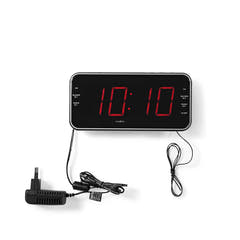 Radio despertador con alarma