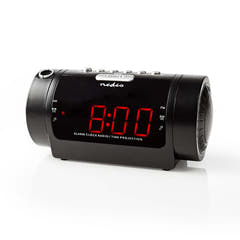 Radio despertador con proyector incorporado
