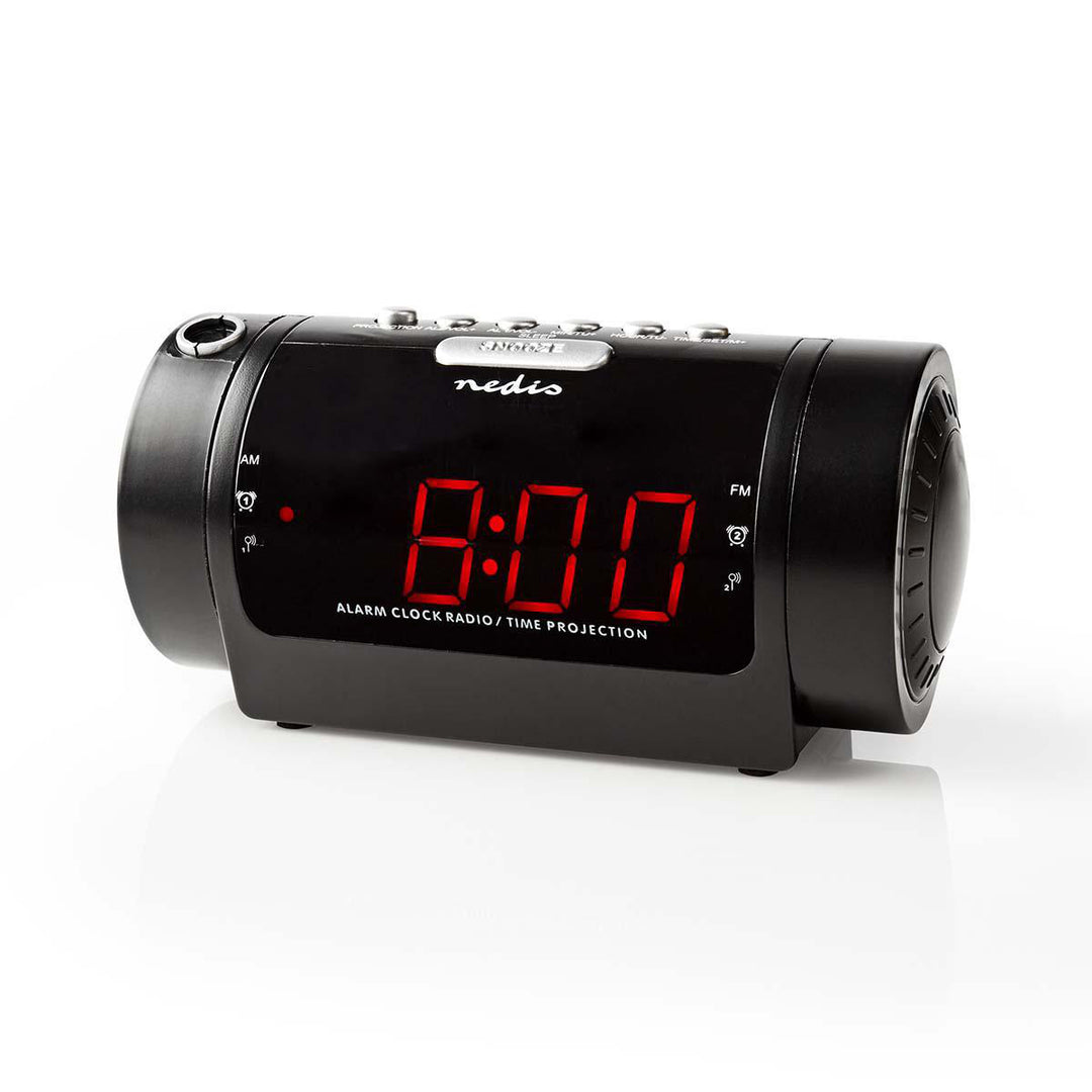 Radio despertador con proyector incorporado