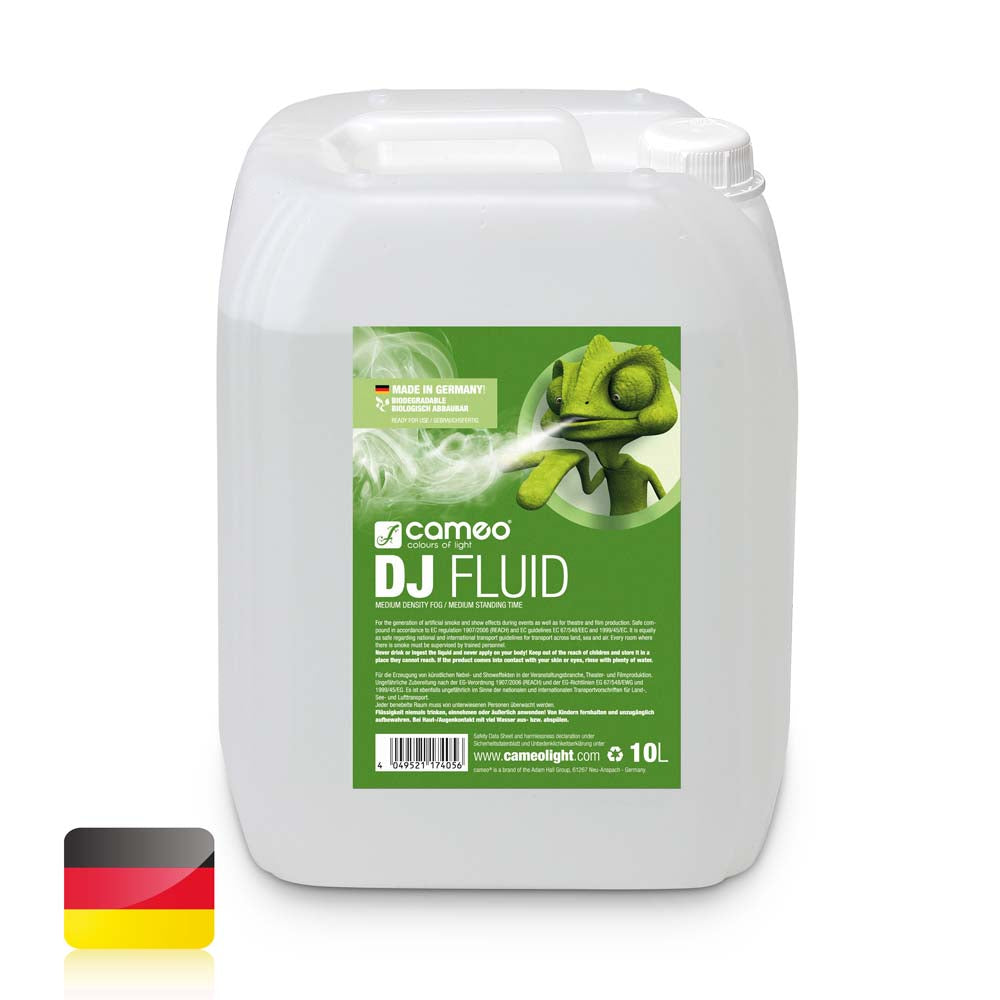 Cameo DJ FLUID 10 L - Líquido de haze de densidad medium y tiempo de suspensión medium 10 L