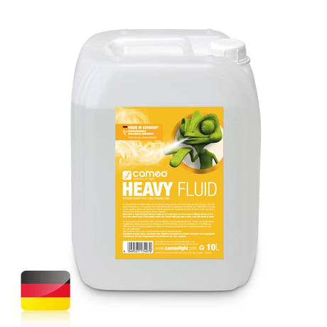 Cameo HEAVY FLUID 10 L – Líquido de haze de muy alta densidad y tiempo de suspensión muy largo 10 L