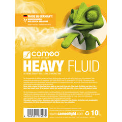 Cameo HEAVY FLUID 10 L – Líquido de haze de muy alta densidad y tiempo de suspensión muy largo 10 L