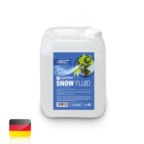 Cameo SNOW FLUID 15 L - Líquido especial para máquinas de nieve para producir espuma 15 L