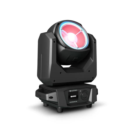 Cameo MOVO BEAM 200 - Cabeza móvil beam con rotación infinita y aro LED