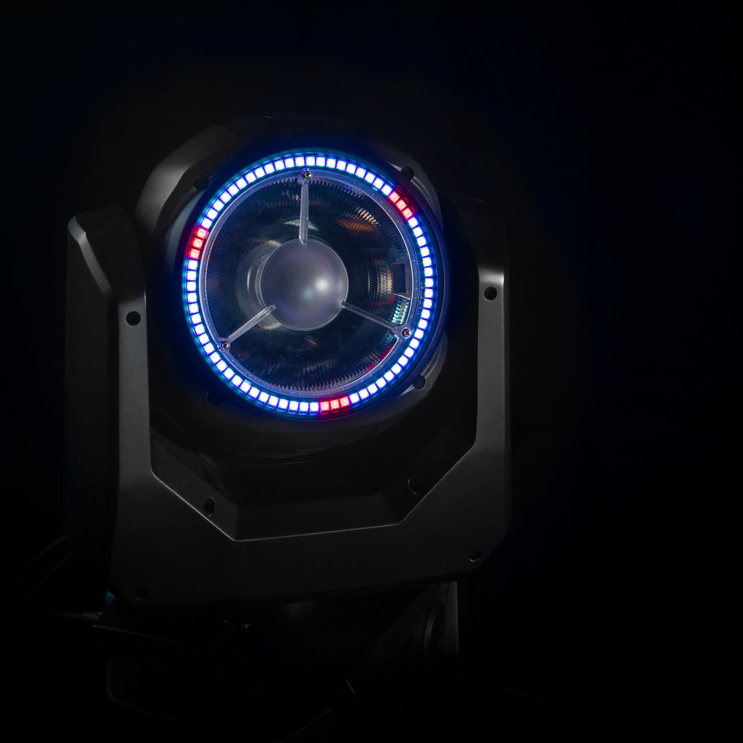 Cameo MOVO BEAM 200 - Cabeza móvil beam con rotación infinita y aro LED