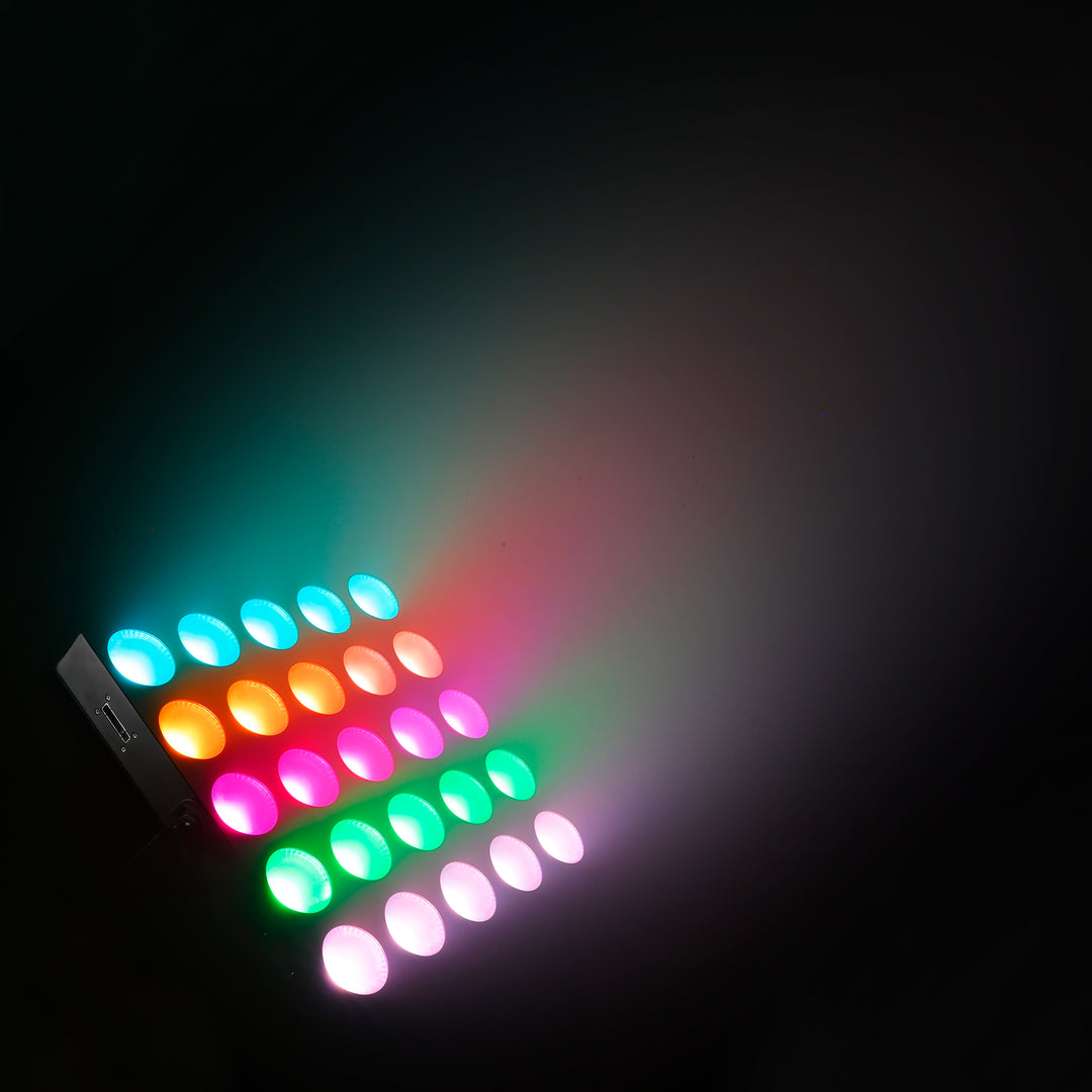 Cameo MATRIX PANEL 10 W RGB - Panel matriz LED RGB 5 x 5 con control individual de píxeles