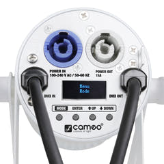 Cameo Q-SPOT 15 RGBW WH - spot compacto con LED RGBW de 15 W en carcasa blanca